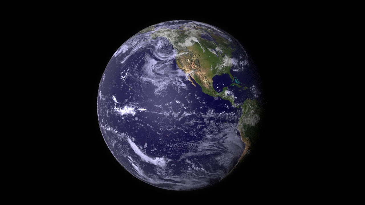 FREE 4K & HD Stock Footage & Animation. Planet Earth rotating on Black Background Loop. No Copyright
