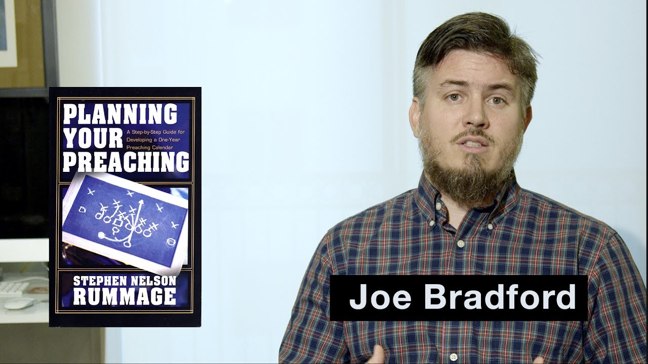 Planning your Preaching - Joe Bradford book review #insidemyLibrary