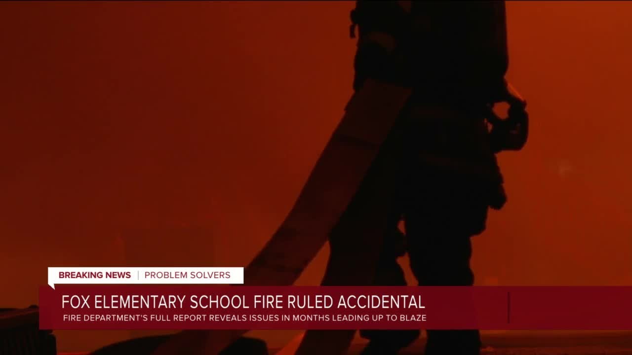 Investigation report into Fox Elementary fire sheds light on issues leading up to blaze