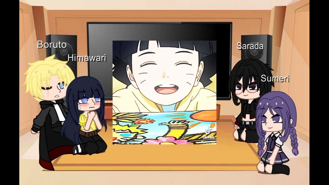 Boruto two blue vortex react to Himawari#anime#boruto#2/?~