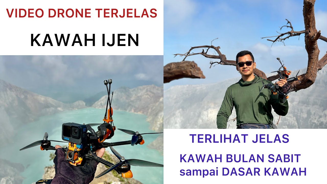 GUNUNG IJEN : VIDEO TERJELAS DARI KAWAH BULAN SABIT KE DASAR KAWAH IJEN. Part 2