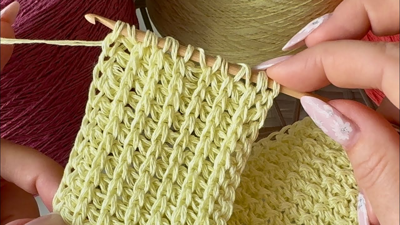 С ума сойти, как просто и красиво!💥 ПОВТОРИ 1 ряд КРЮЧКОМ! 👌 Perfect crochet pattern 