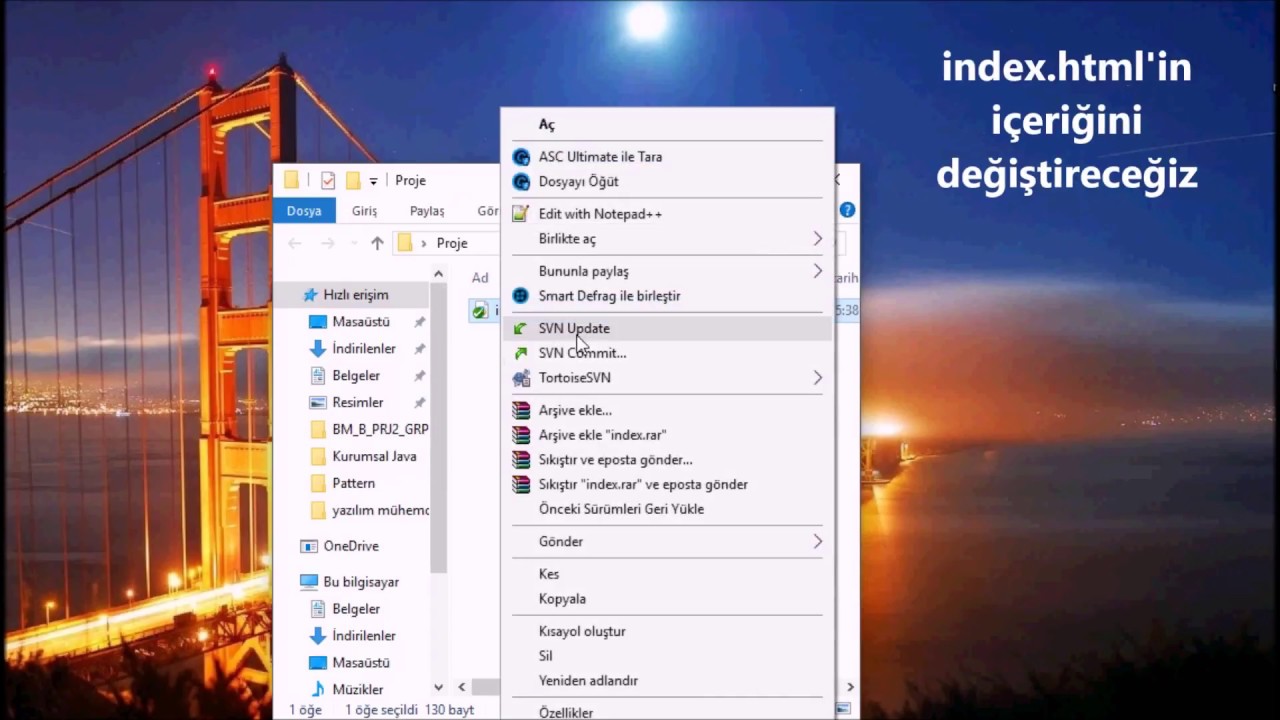 Tortoise SVN Kullanımı Ve Visual SVN Server