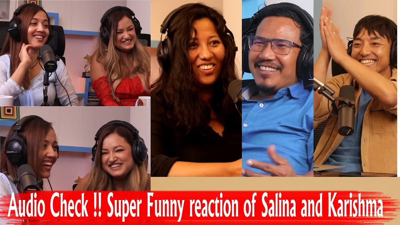 Audio Check !! Super Funny reaction of Salina and Karishma