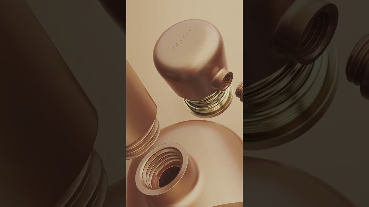 Vessel Helix Pipe + Rose gold