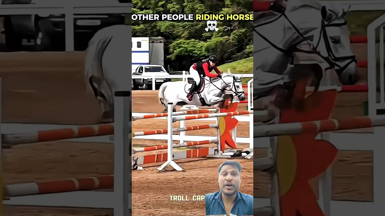 other people riding horse vs this one #trollface #troll #edit #cr7