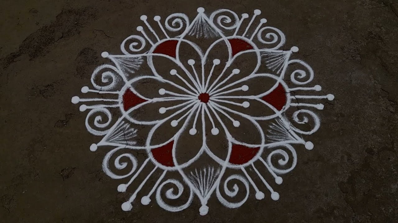 Friday special rangoli design 3*2dots small beautiful kolam daily muggulu Anu'sworld