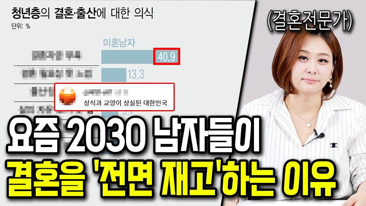 평범한 미혼들이 늘어날 수밖에 없는 이유