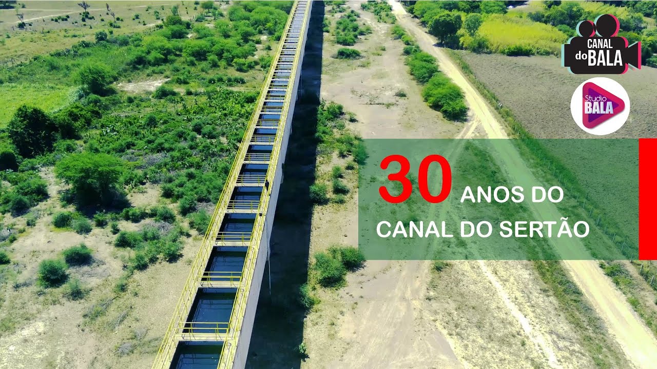 Canal do Sertão  abandonado em Alagoas