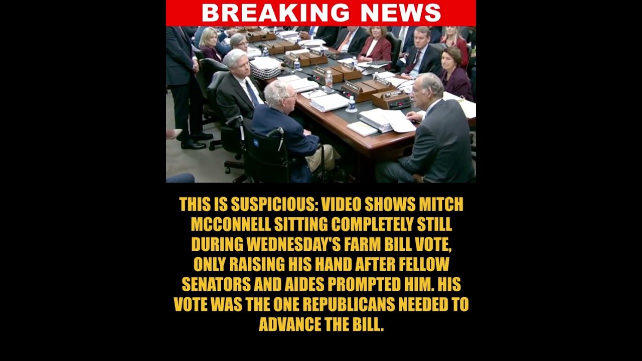 Questions Swirl Over Mitch McConnell&rsquo;s Health After Tense Senate Committee Vote