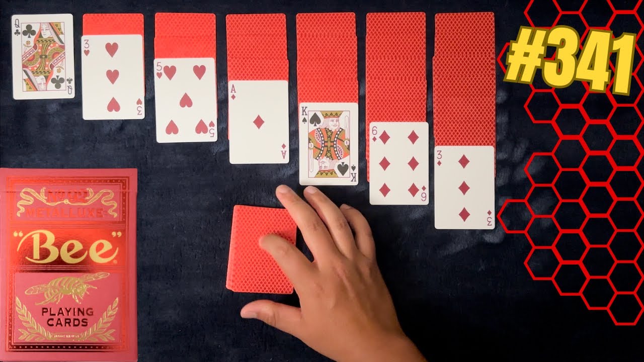 The Red Metalluxe Bee Deck ~ ASMR Solitaire #341