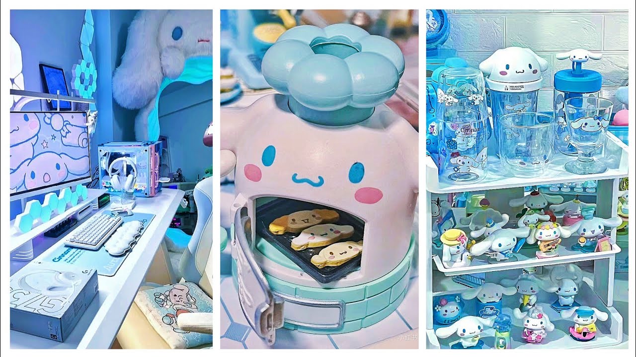 Cinnamoroll Room Makeover VS Miniature Cinnamoroll Room💙💙 #cindyasmr