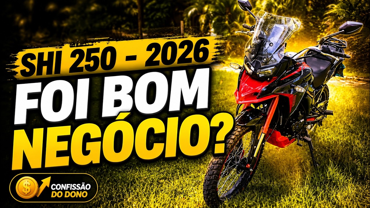 Comprei a Shineray Shi 250: foi um bom negócio?