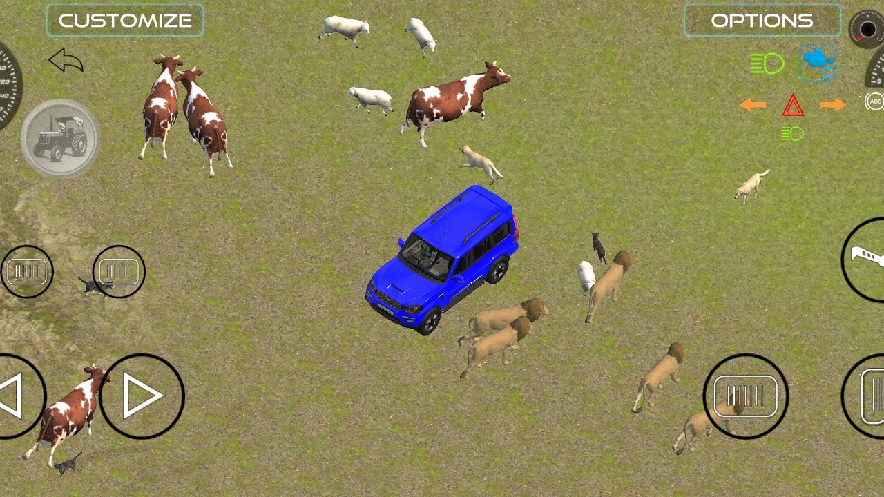 Lions & Cows Madness – Open World Driving Game