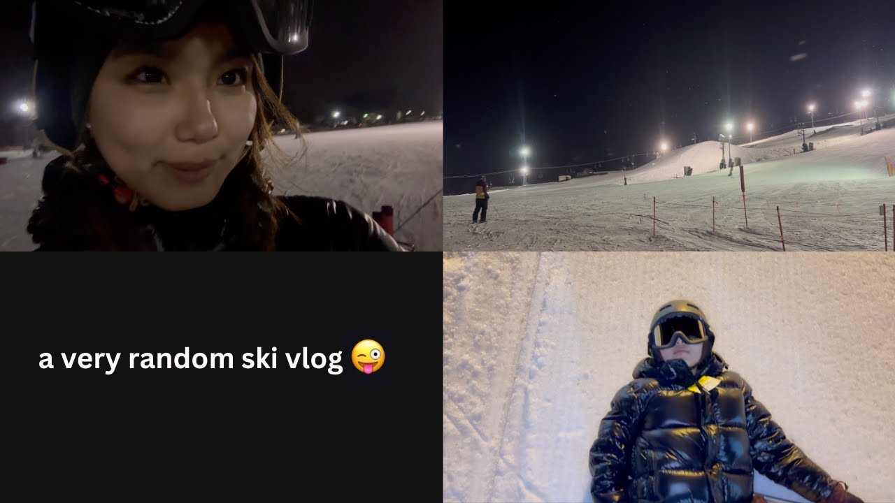 SKI VLOG | what college students do after class