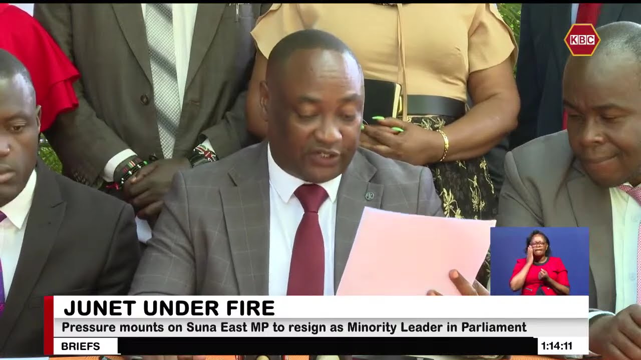 Junet Mohamed told to resign as minority leader in Parliament
