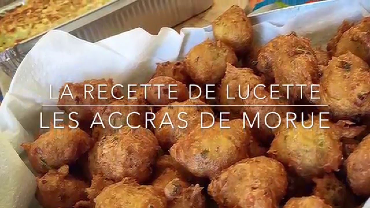 LA RECETTE TRADITIONNELLE DES ACCRAS DE MORUE ANTILLAIS
