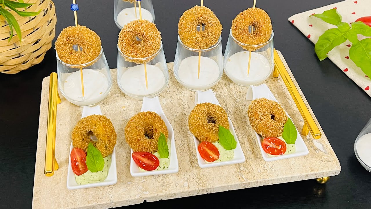 دونات الدجاج والبطاطا صالي شكل راقي وذوق رهيب  donut salée au poulet 