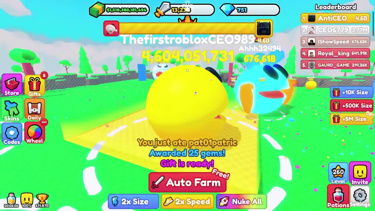 Ball eating simulator