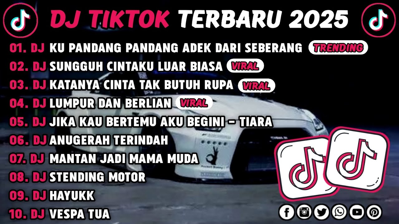 DJ TIKTOK TERBARU 2025 || DJ CINTA DARI SEBERANG 🎵 DJ CINTAKU SUNGGUH LUAR BIASA 🎵 FULL ALBUM❗❗