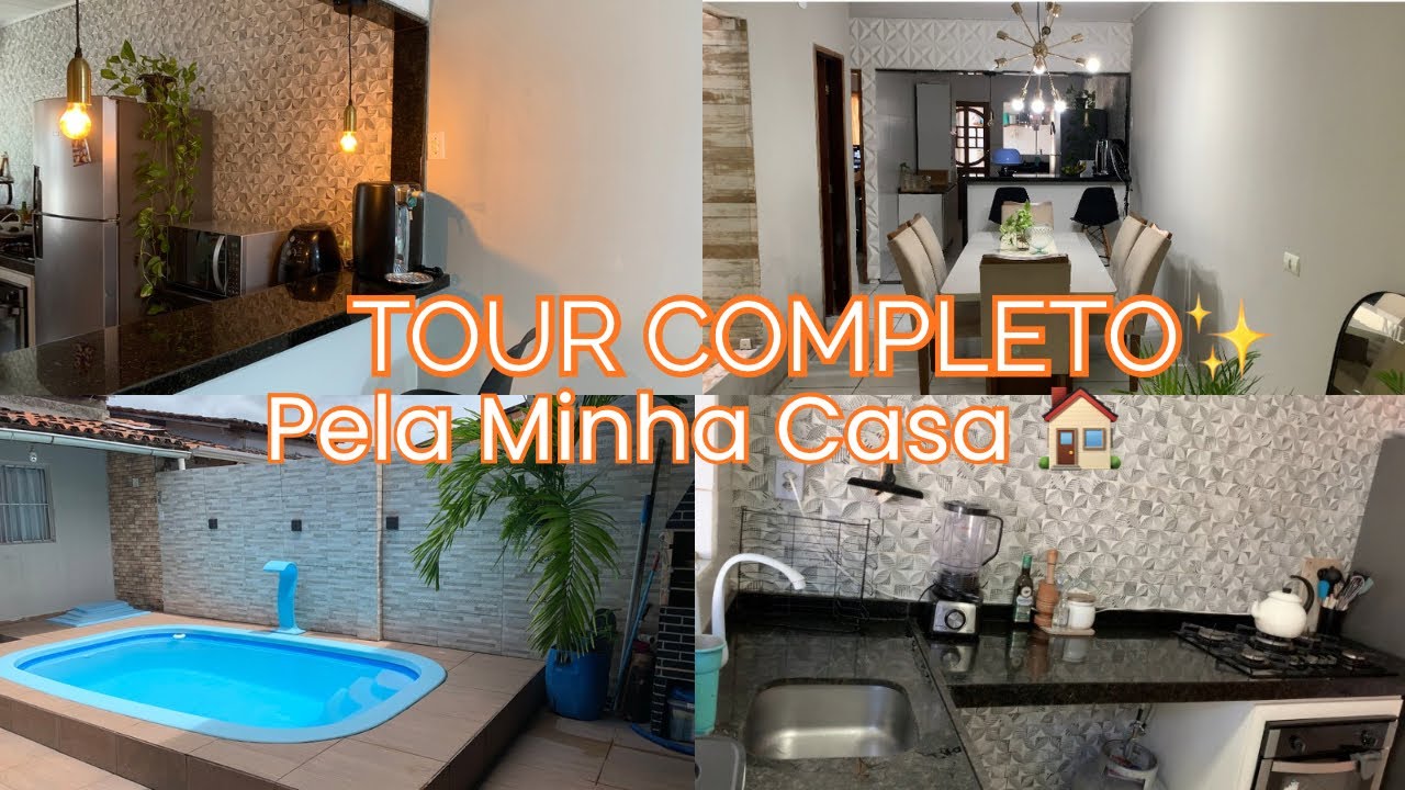 TOUR COMPLETO PELA MINHA CASA 🏠❤️ | MOSTREI CADA CANTINHO🥰
