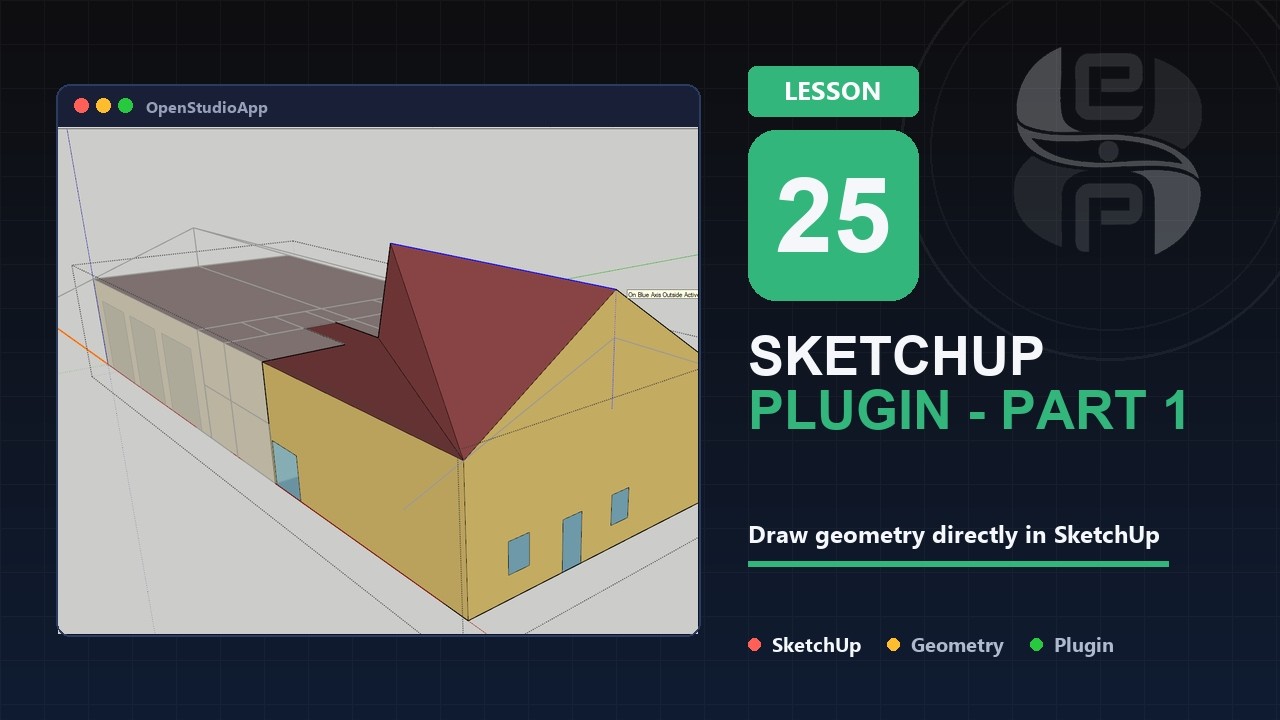 Энергетическое моделирование зданий в OpenStudio - SketchUp-1 (русские субтитры)