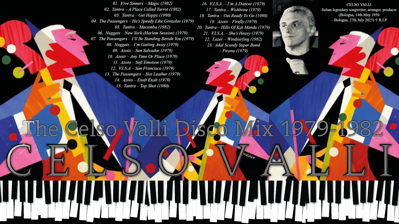 THE CELSO VALLI DISCO MIX 1979✨1982 Azoto/Tantra/Passengers/Lazer/VISA/Adal Scandy/Nuggets '70s '80s