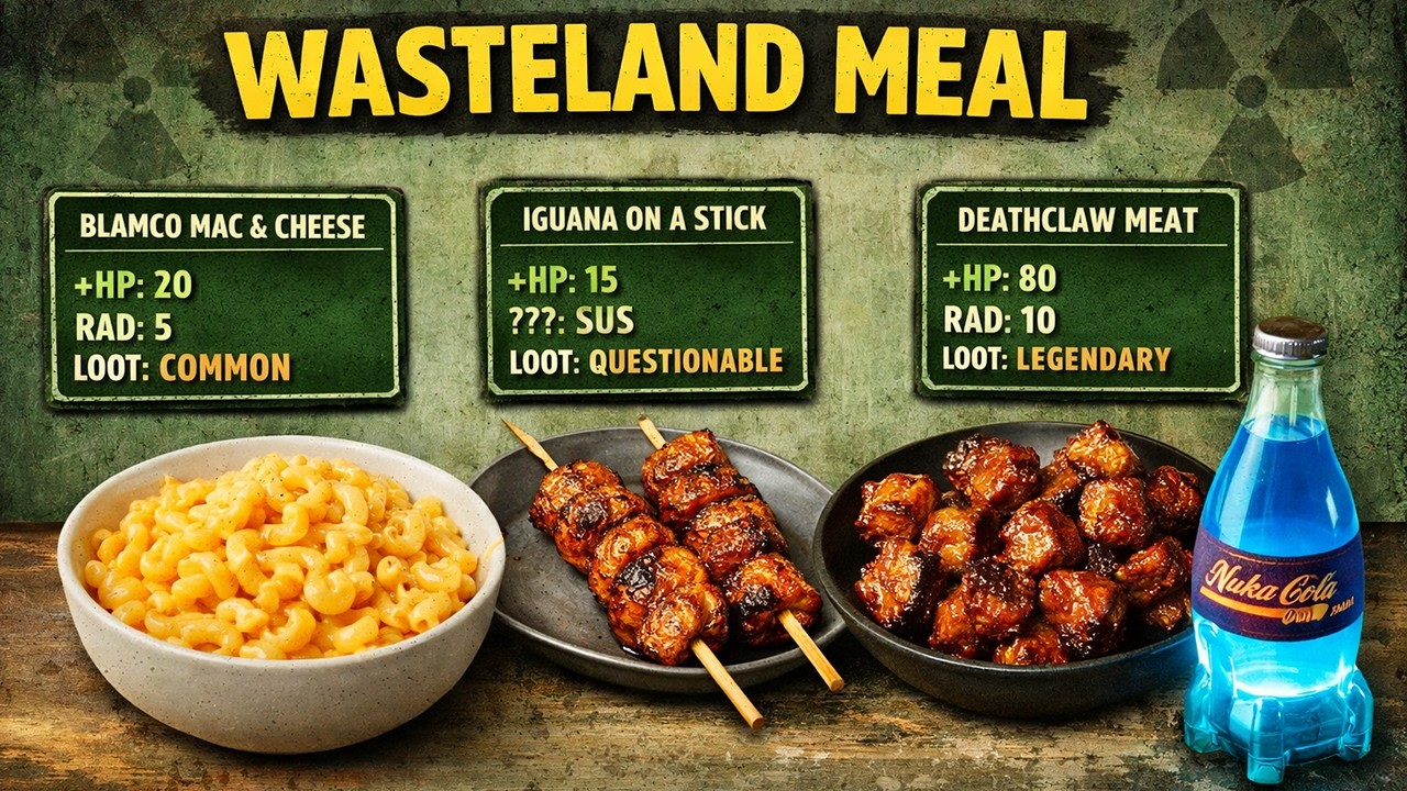 Dining Like a Wastelander for a Day ☢️ Fallout Food IRL