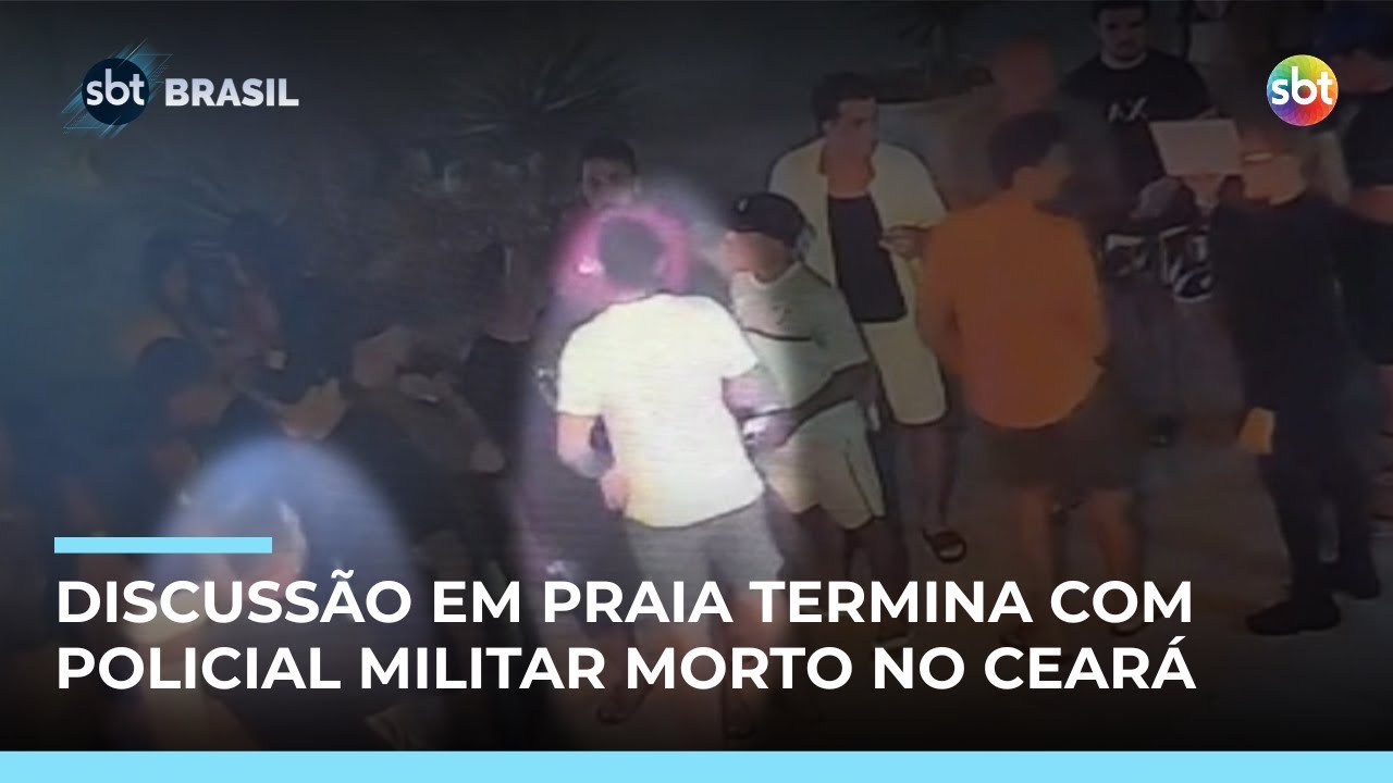 PM &eacute; morto a tiros durante briga em barraca de praia em Fortaleza (CE) | #SBTBrasil