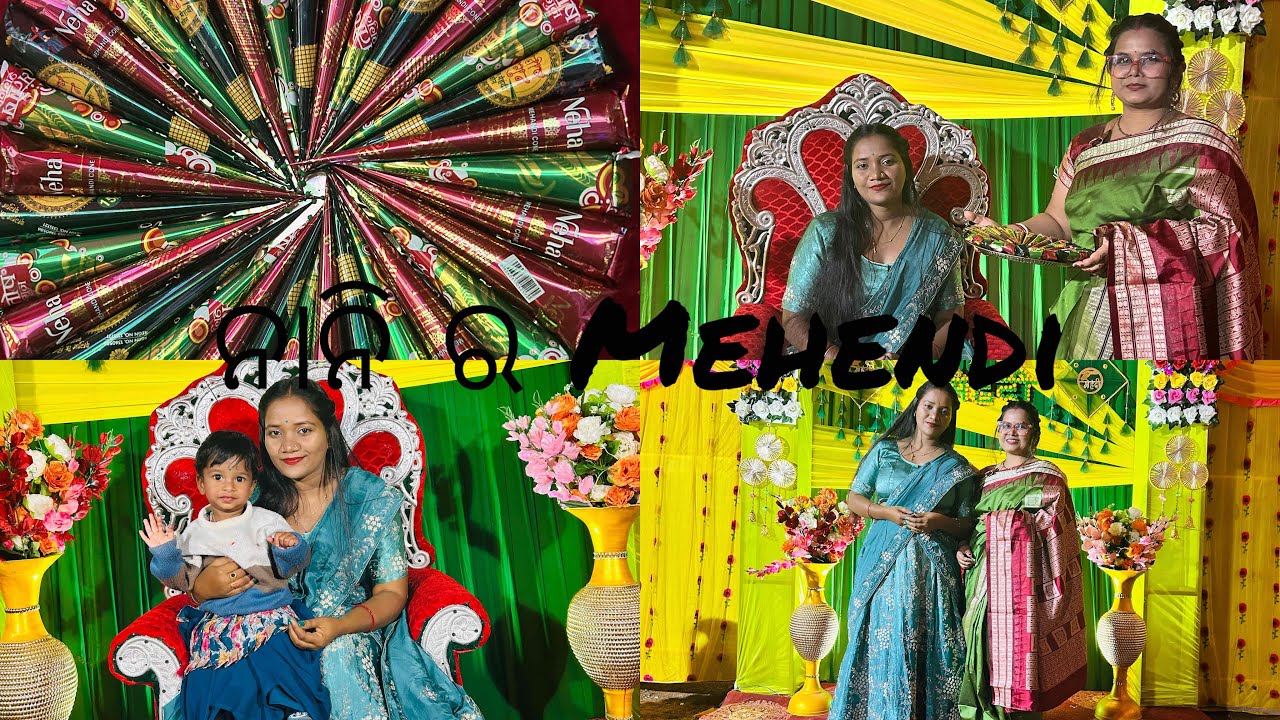 ନାନି ର Mehendi 🫶🏻Part -1 ଆସ ଦେଖମା କେତେ Masti କରଲୁ | #shadiseason #youtube #dance 