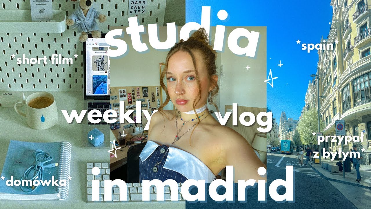 TYDZIEŃ NA STUDIACH W MADRYCIE🇪🇸🤪🔥