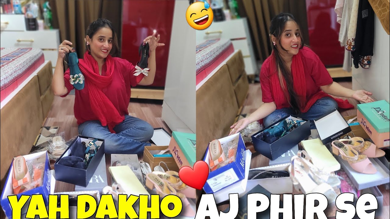 Yah Dakho aj Phir se😅 | Sara ghar ulta pholta🤨 | Zareeyal Sandals Collection