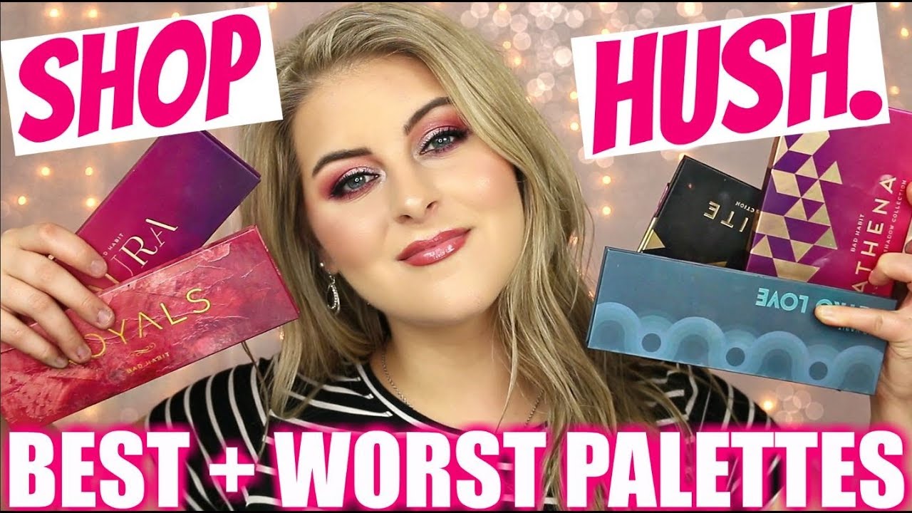 SHOP HUSH HAUL + DUPES // BEST & WORST EYESHADOW PALETTES