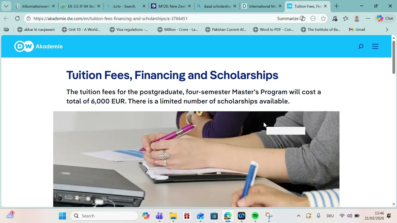 DAAD Scholarship for Masters in Media Studies in Germany 2026.