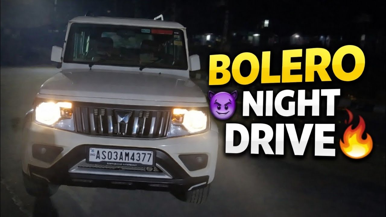 BOLERO NIGHT MODE ON 😈//#ride#india