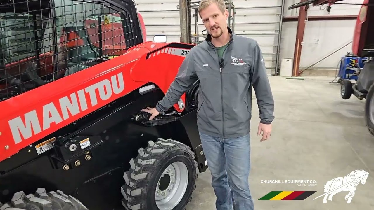 Manitou 2100V Walk around - The New Manitou V Series Skid Loader Overview 🚜🔥