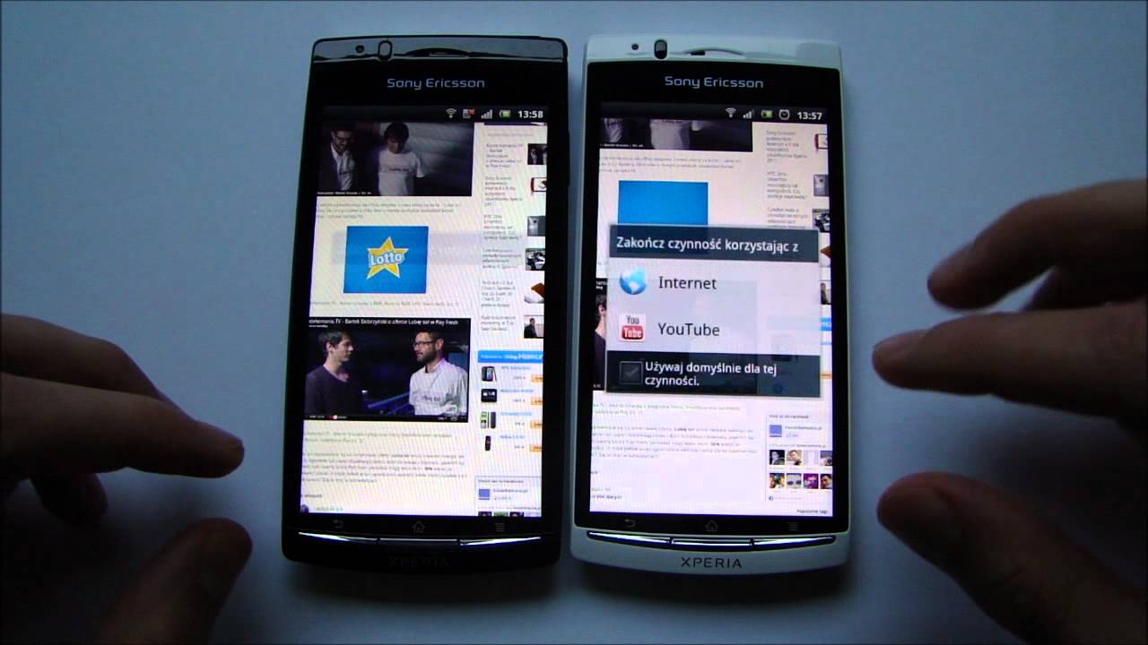Xperia arc vs Xperia arc S - por&oacute;wnanie wydajności