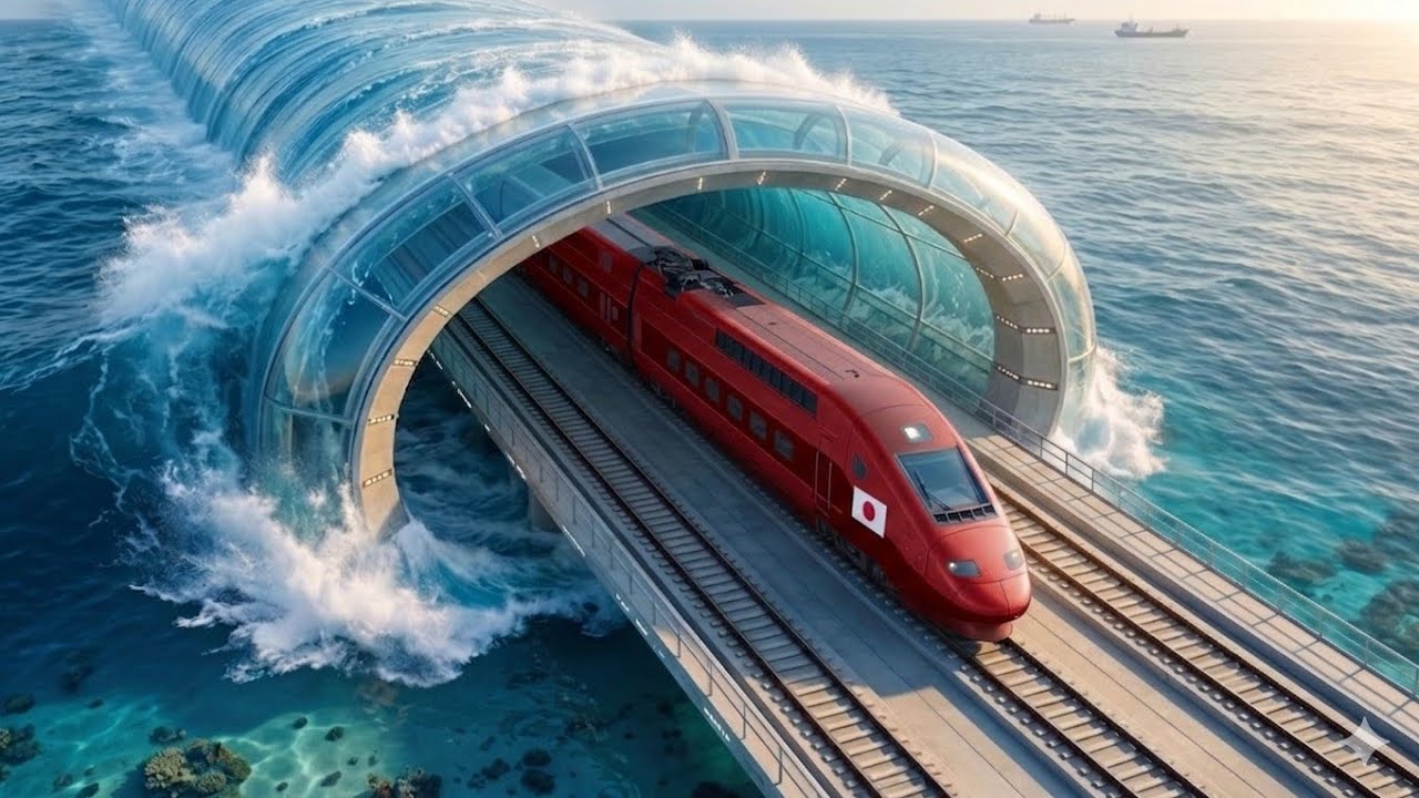 How Japan Built an Underwater Bullet Train Tunnel Beneath the Ocean (Full Process) 🌍🚄