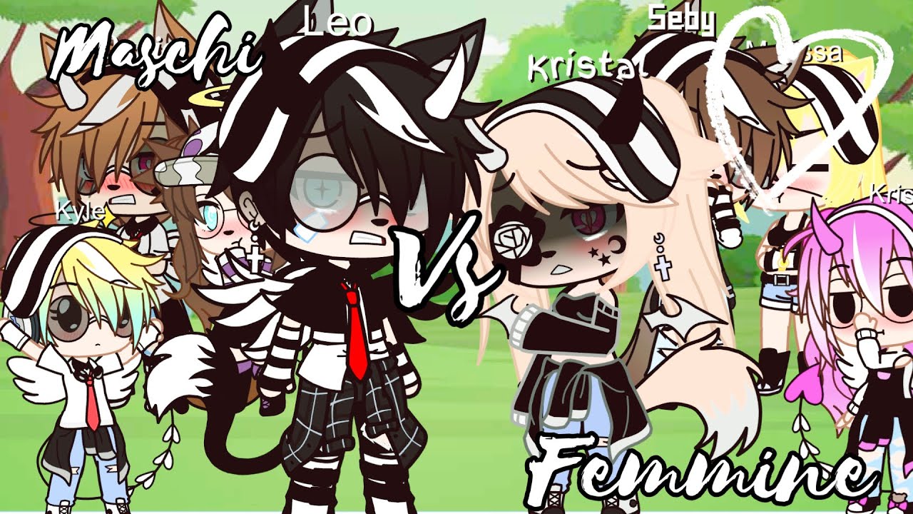 Battaglia di canto maschio Vs Femmine//speciale 50 iscritti//gacha Club//