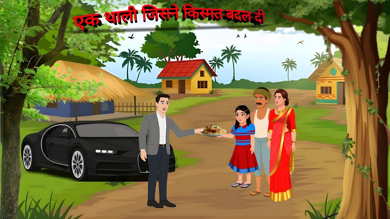गरीब की मीट बिरयानी।। एक थालीजिसने किस्मत बदल दी। Hindi moral Story !! Kahani !!