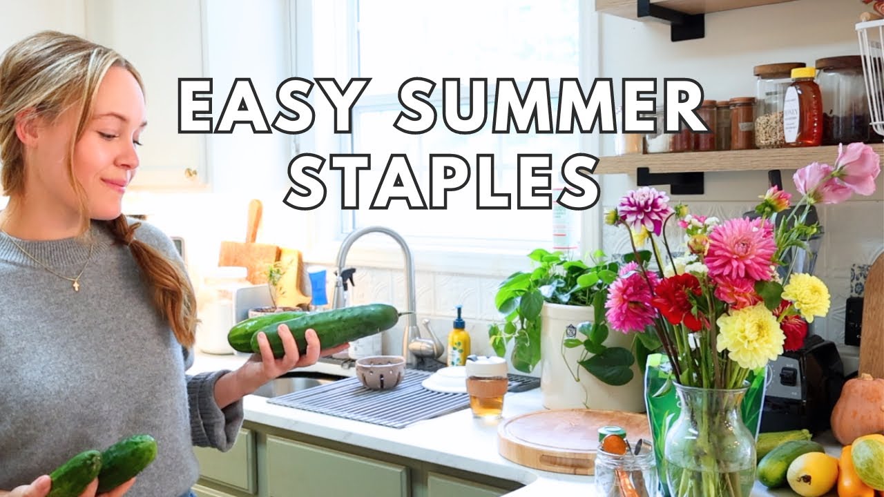 Easy summer staples | weekly family meals