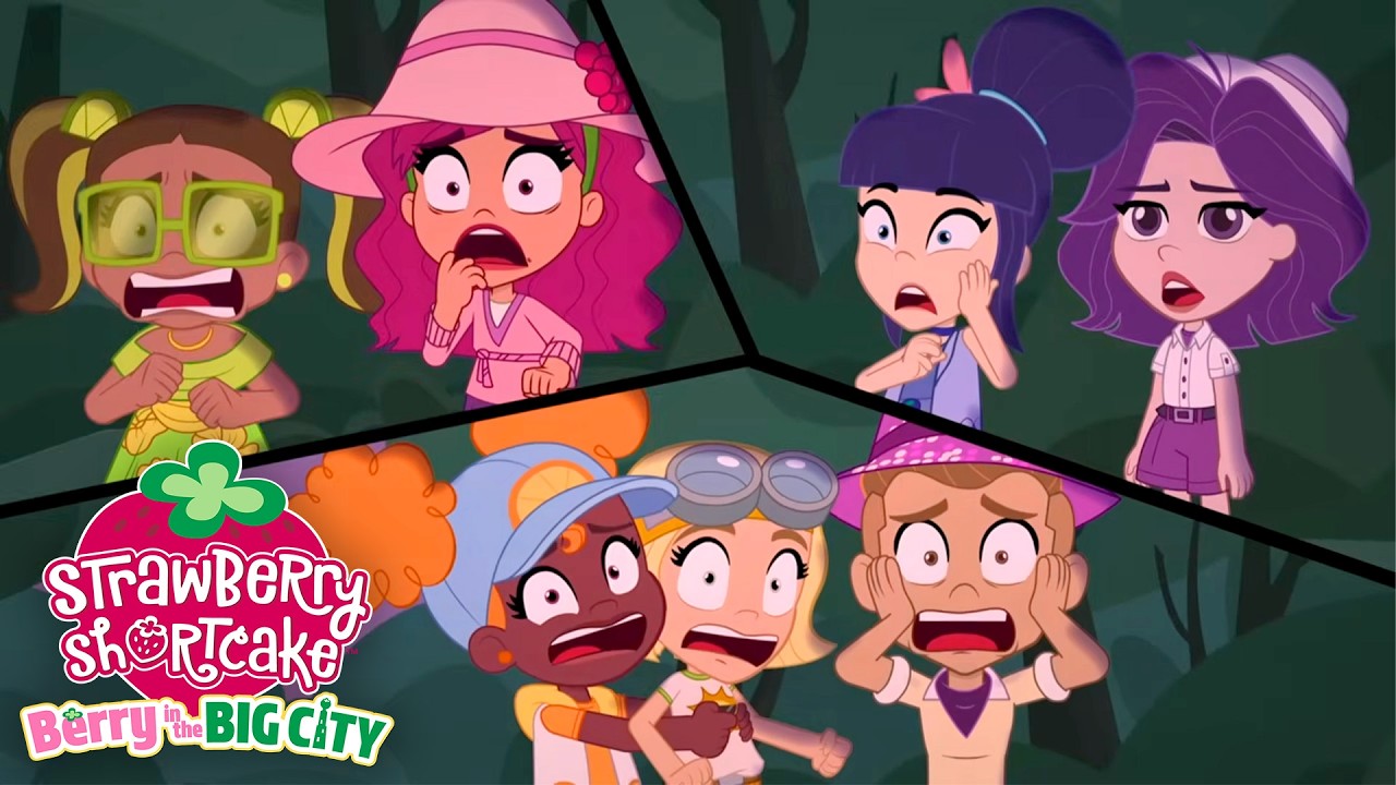 Berry In The Big City 🍓 Camping Chaos! 🍓 Strawberry Shortcake 🍓 Cartoon for Kids