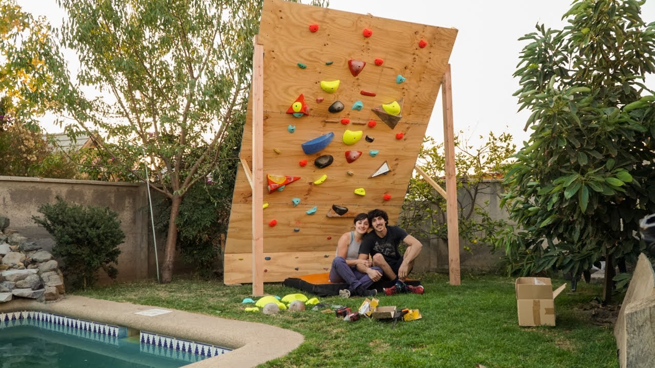 HICIMOS UN MURO en casa y seguimos ESCALANDO!