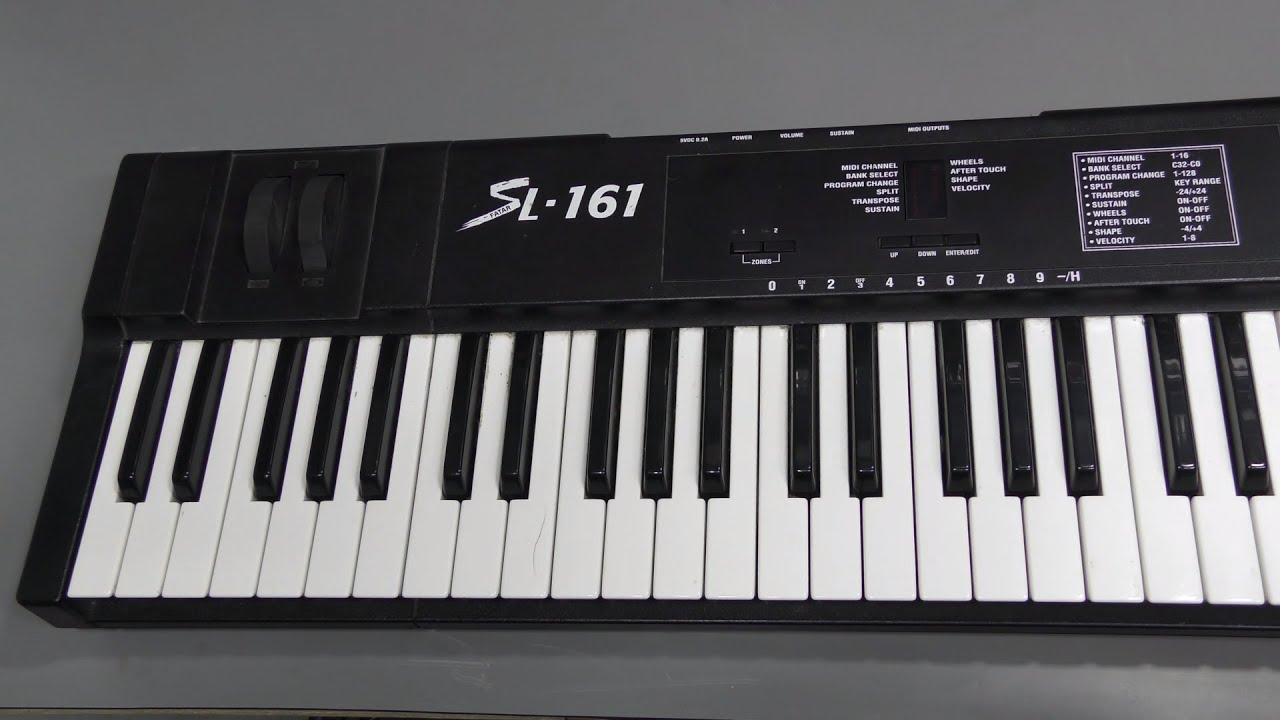 #134 - Studiologic SL-161 MIDI keyboard repair