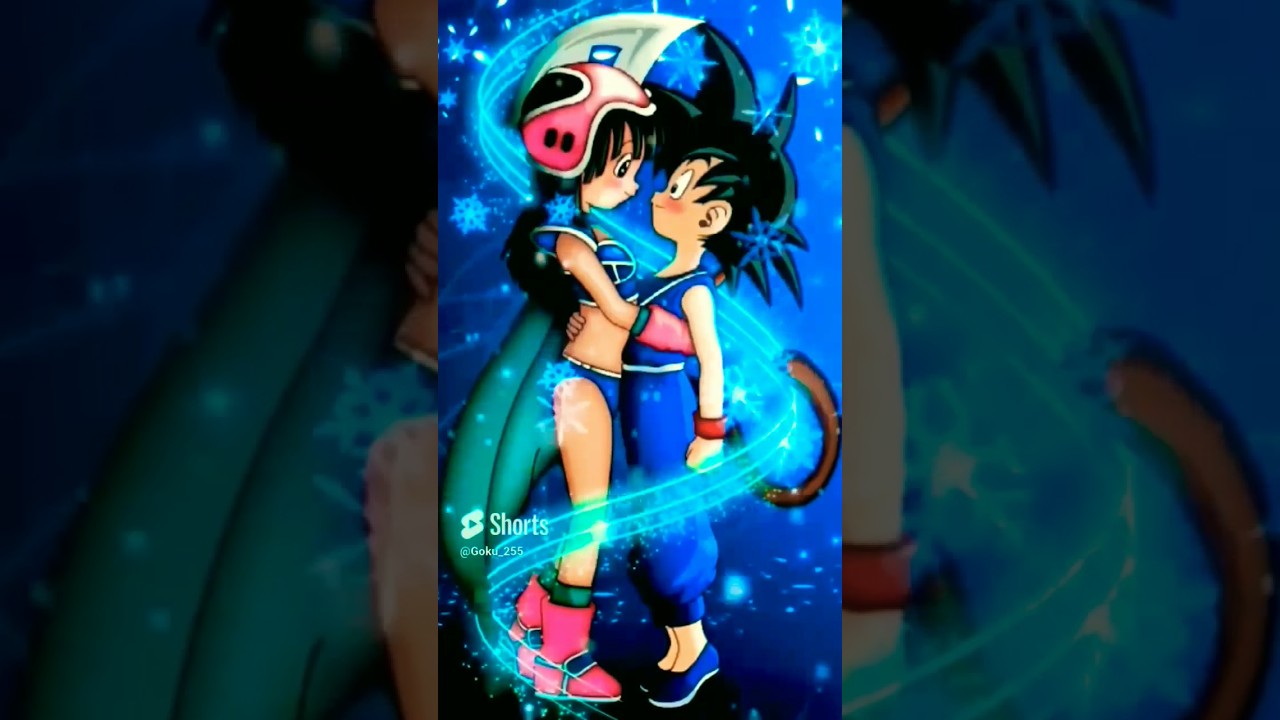 💞Goku and chichi💞 cute frandship short video #dragonball #goku #chichi #shortvideo #shorts