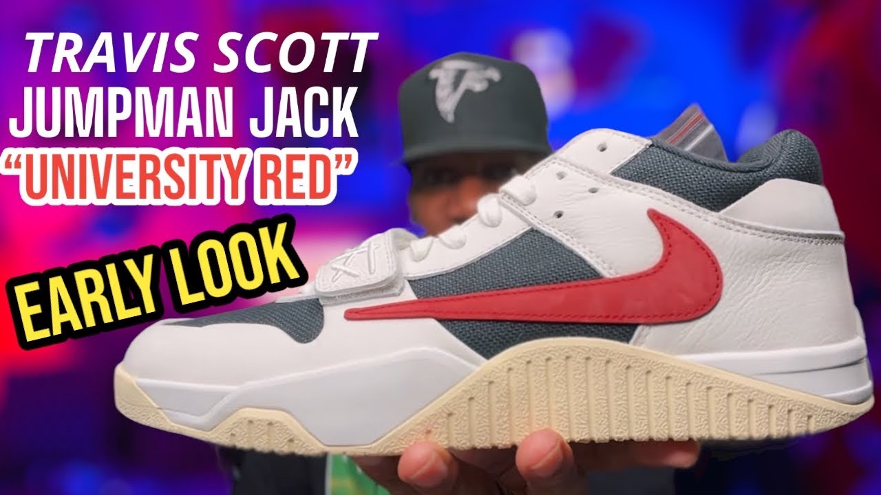 TRAVIS SCOTT  JUMPMAN JACK  UNIVERSITY RED EARLY LOOK ! 🤯🤯