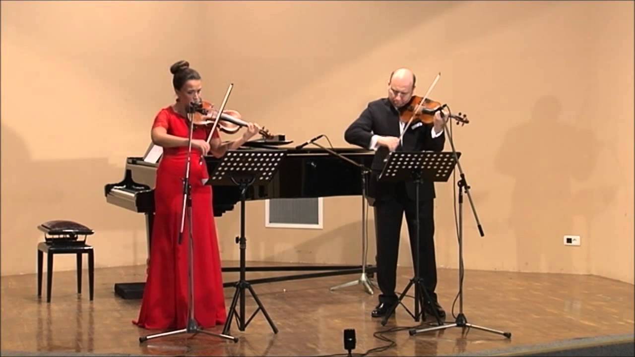 J.S.Bach-J.Brahms-R.Ricci: Presto for 2 violins