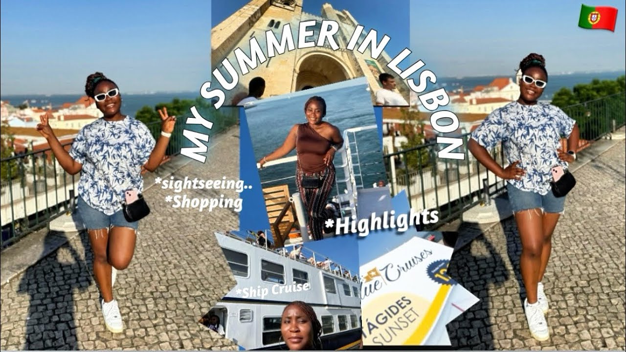 SIGHTSEEING LISBON with the Fam 🇵🇹 | Shopping, Benfica Stadium & Ship Cruise 🚢 | SUMMER VLOG