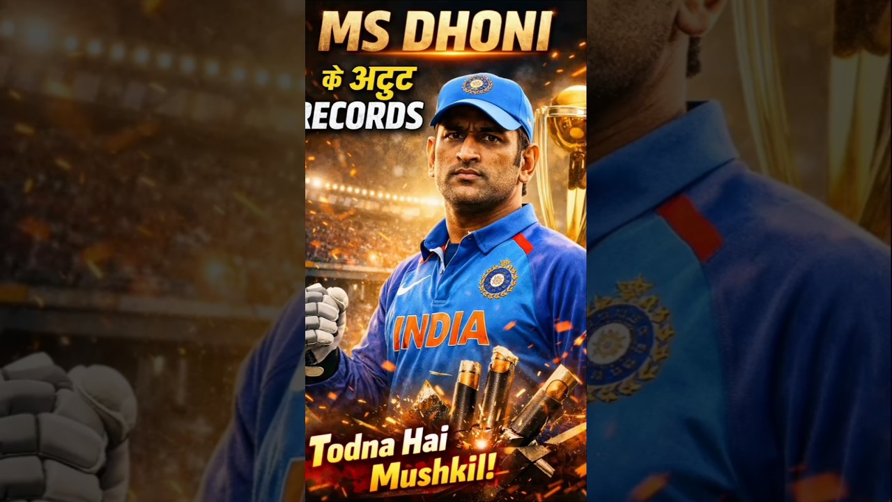 MS Dhoni ke Aise RECORDS 😱 Jo Shayad Kabhi Na Toot Paaye! | Cricket Legend#MSDhoni #DhoniRecords