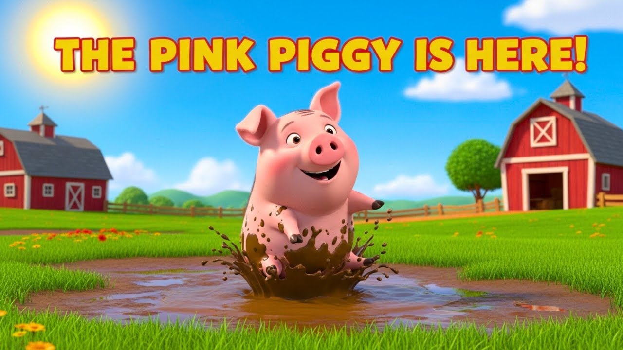 🐷 THE PINK PIGGY IS HERE! 🎉 THE FUNNIEST FARM SONG EVER! | Kids Songs
